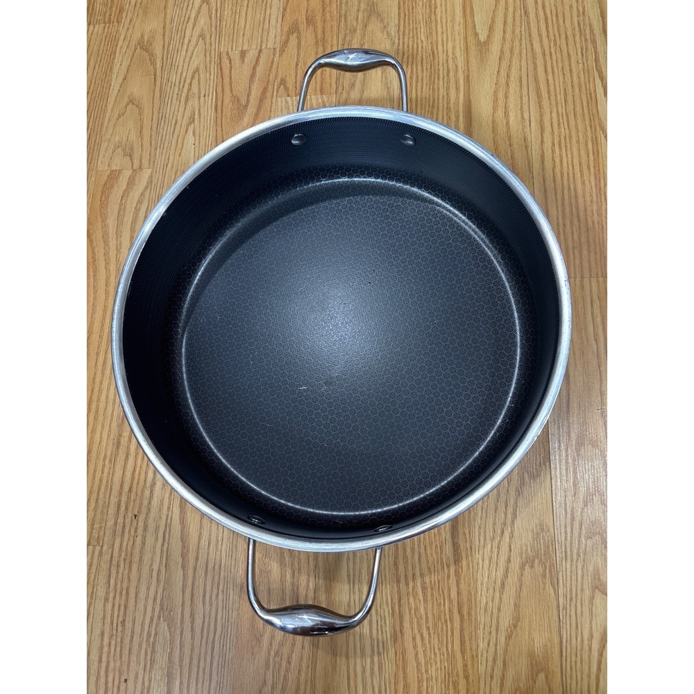 HexClad 10-QUART Deep Sauté Pan / Chicken Fryer No Lid- Used Good Condition